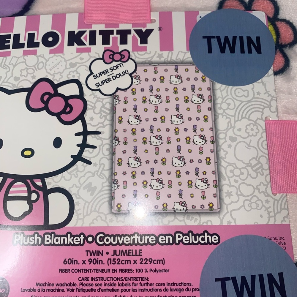 Hello kitty blanket spring